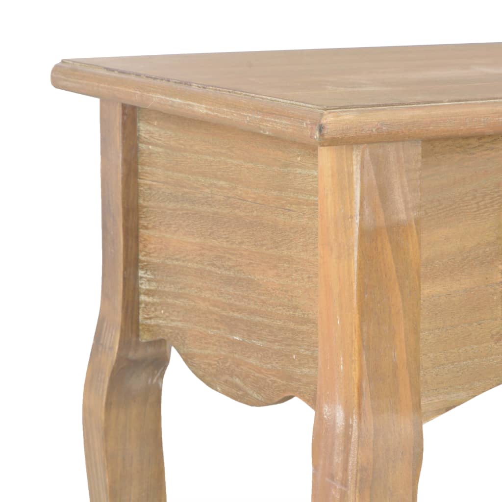 vidaXL Table console avec 2 tiroirs 120x35x76 cm Bois de pin massif