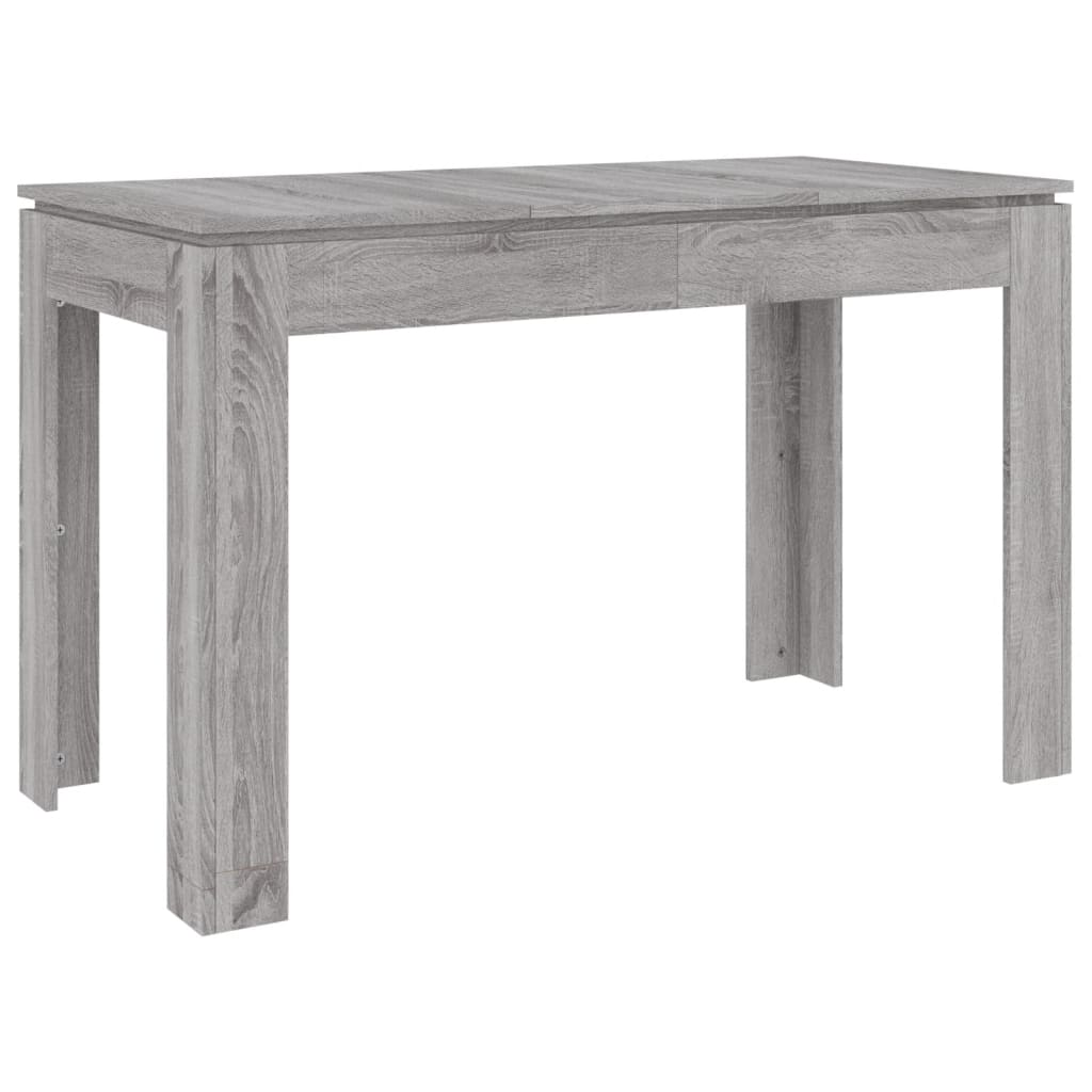 vidaXL Table à dîner sonoma gris 120x60x76 cm bois d'ingénierie