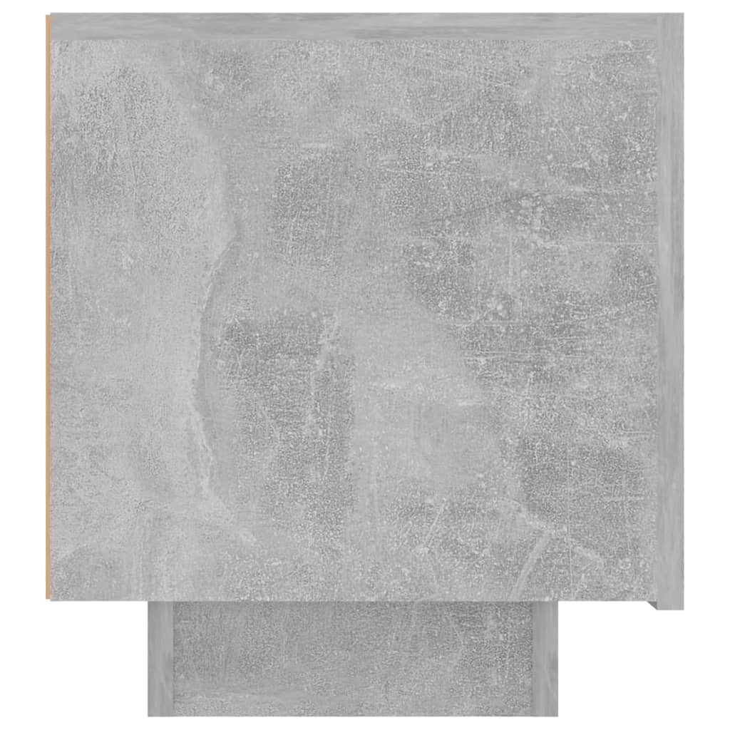 vidaXL Table de chevet gris béton 100x35x40 cm bois d'ingénierie
