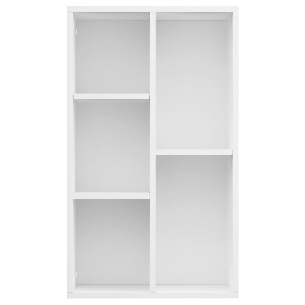 vidaXL Bibliothèque/Buffet Blanc 50x25x80 cm Bois d’ingénierie