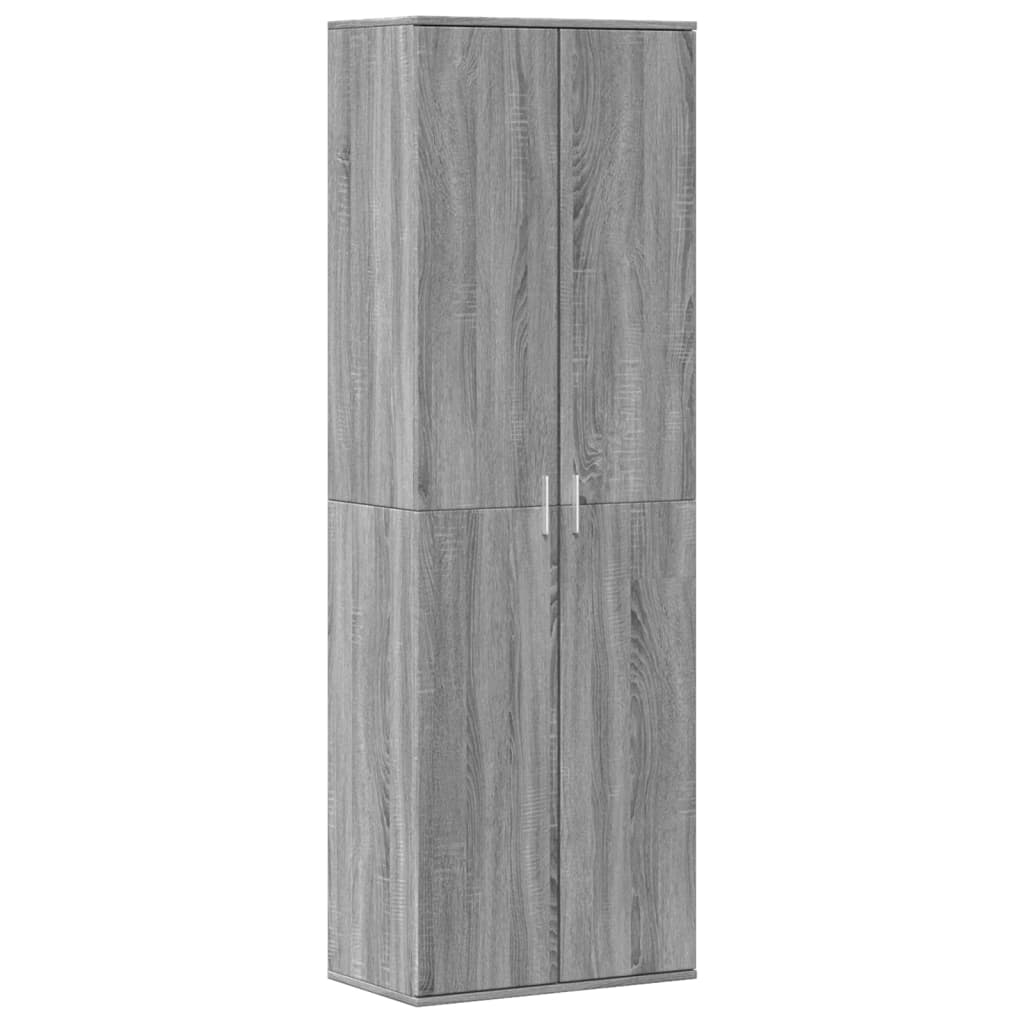 vidaXL Buffet haut sonoma gris 60x35x180 cm bois d'ingénierie