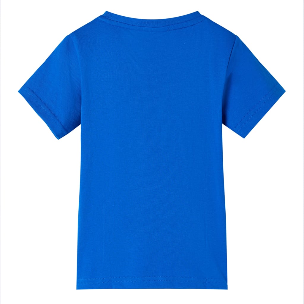 T-shirt pour enfants bleu vif 92