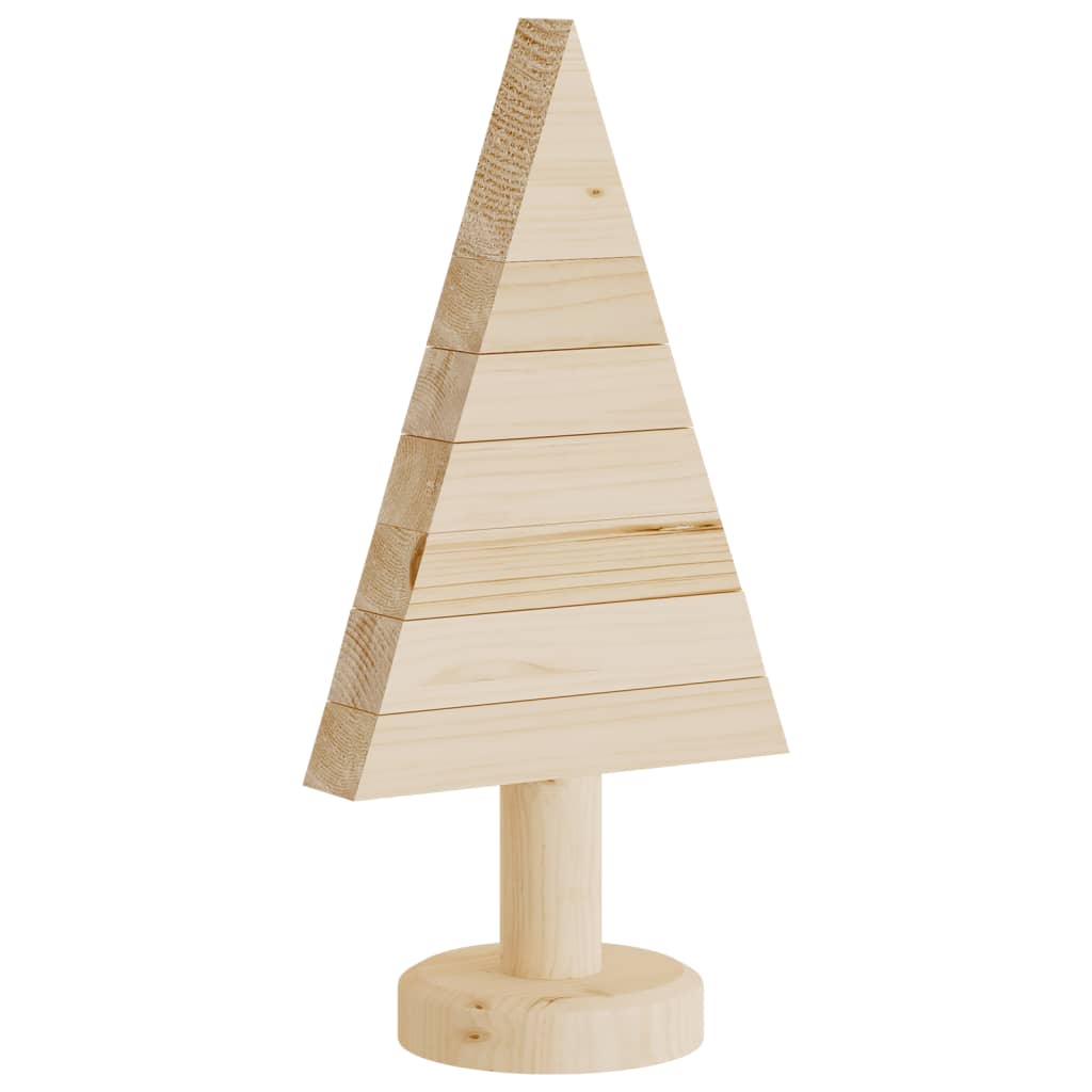 vidaXL Arbres de Noël en bois pour décoration 2 pcs 30 cm pin massif