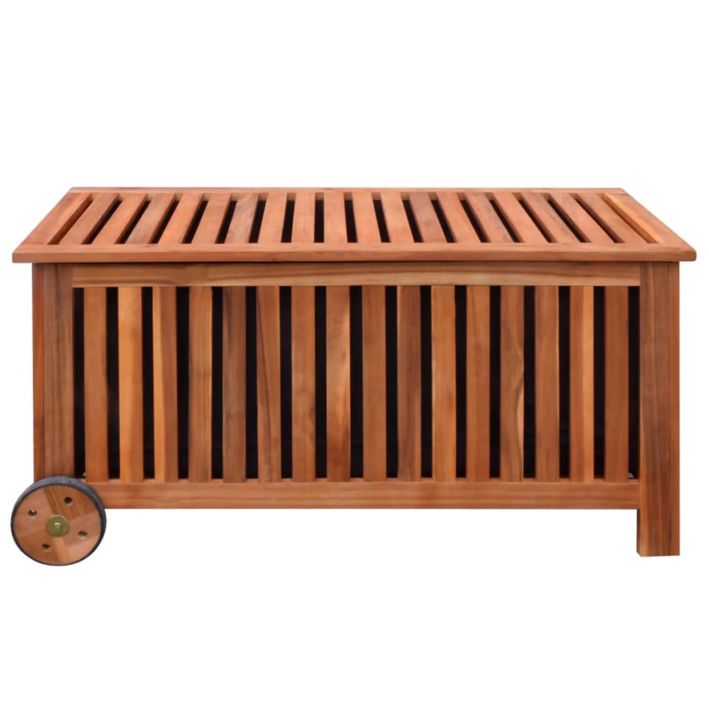 vidaXL Boîte de rangement de jardin 118x52x58 cm Bois