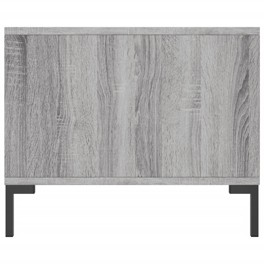 vidaXL Table basse sonoma gris 90x50x40 cm bois d'ingénierie