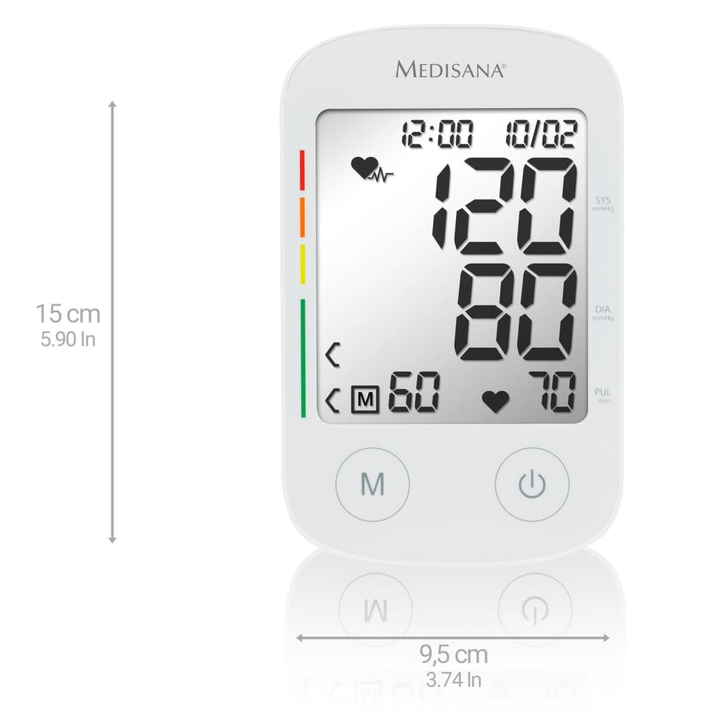 Medisana Tensiomètre à bras avec fonction vocale BU 535 Voice Blanc