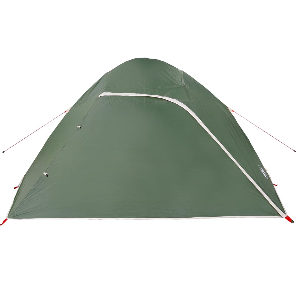 vidaXL Tente de camping à dôme 4 personnes vert imperméable