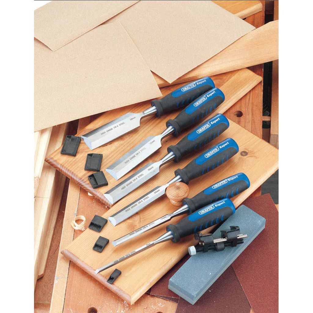 Draper Tools Ensemble de burins à bois 8 pcs 88605