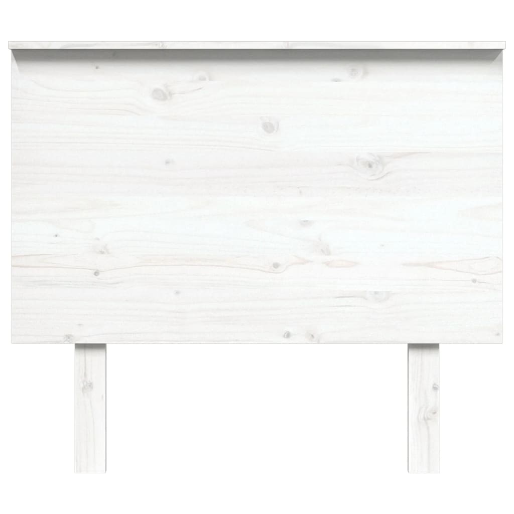 vidaXL Tête de lit Blanc 94x6x82,5 cm Bois massif de pin