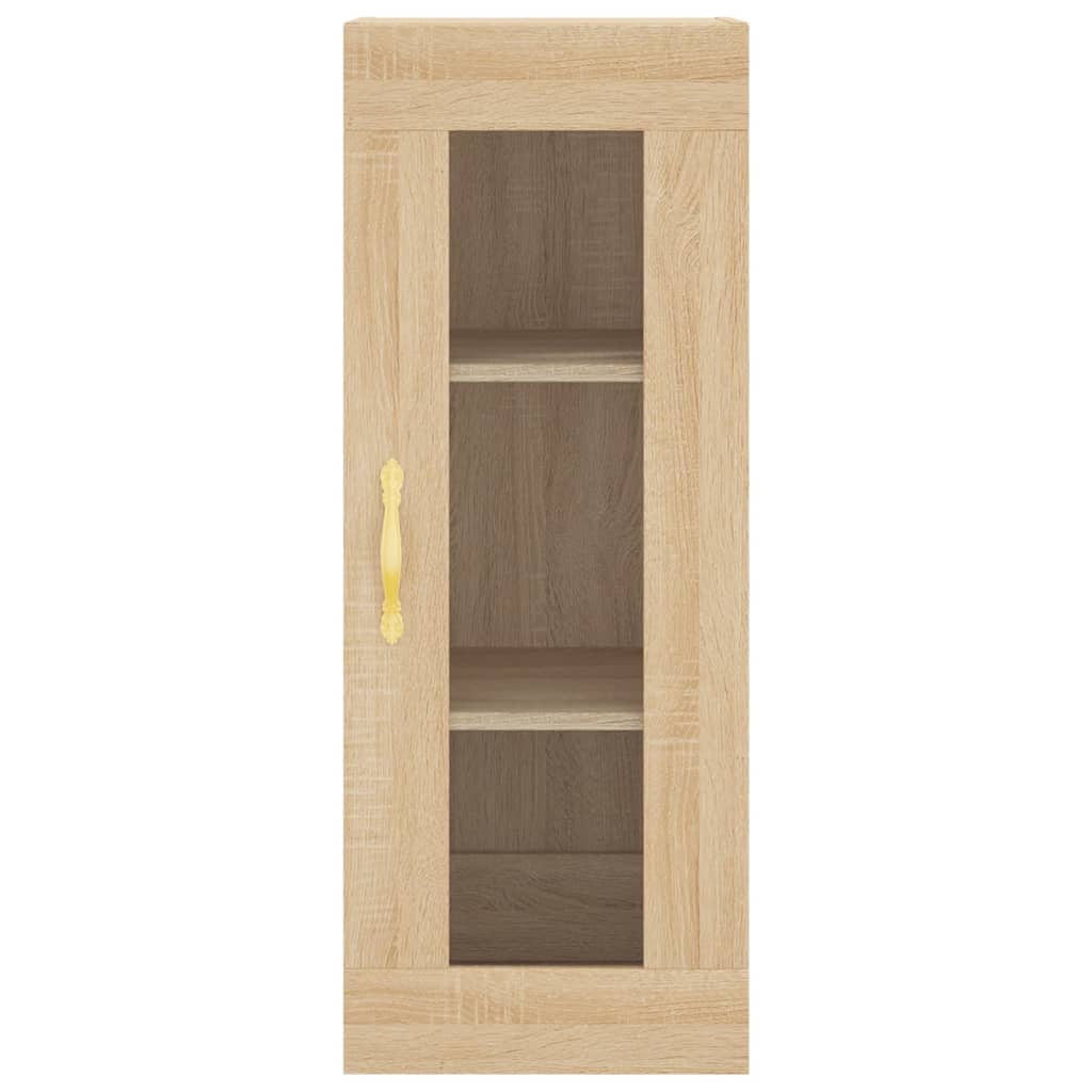 vidaXL Buffet haut Chêne sonoma 34,5x34x180 cm Bois d'ingénierie