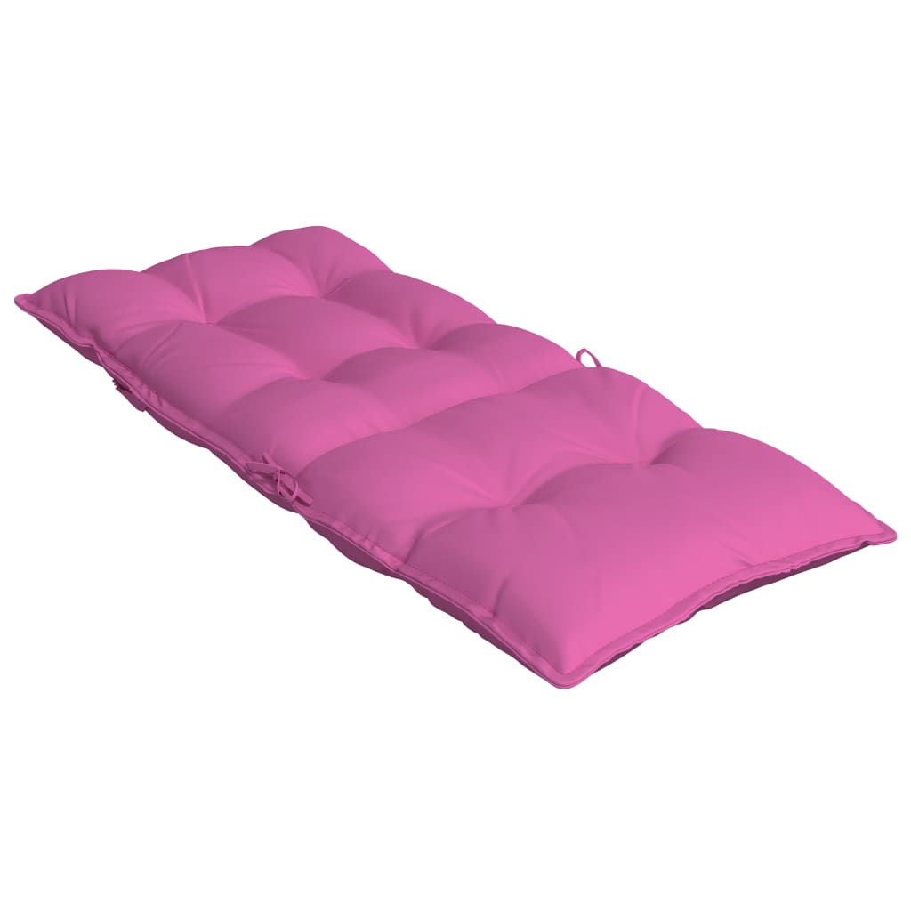 vidaXL Coussins de chaise à dossier haut lot de 6 rose tissu oxford