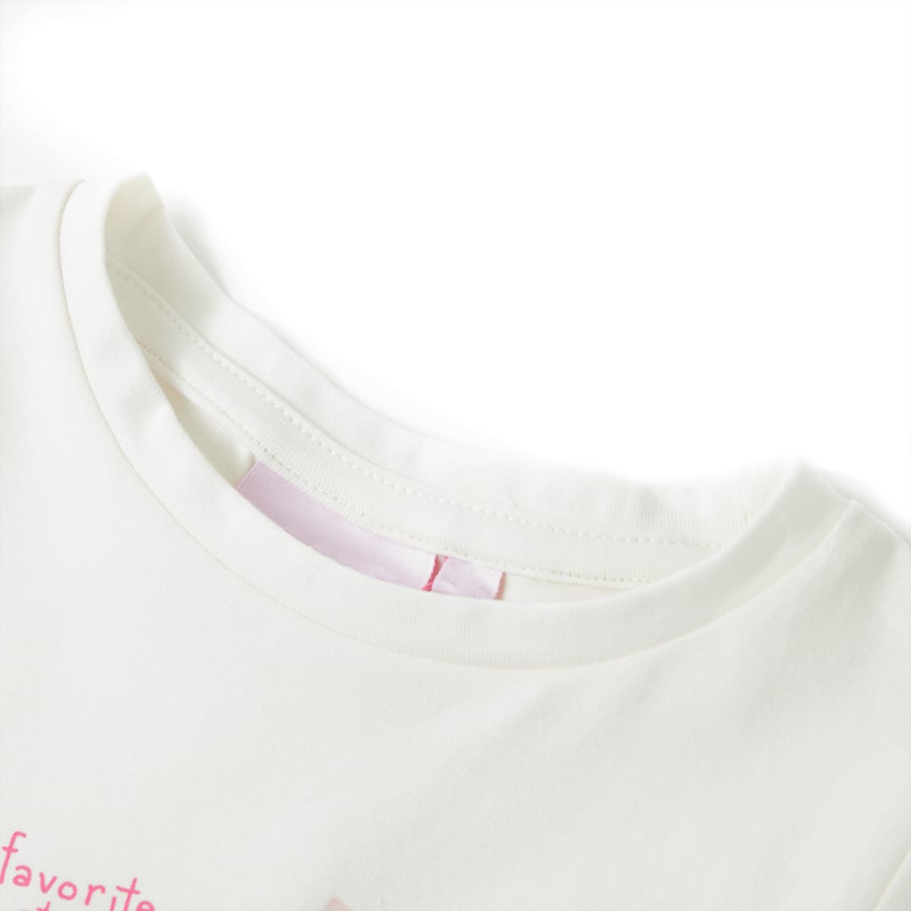 T-shirt pour enfants écru 128