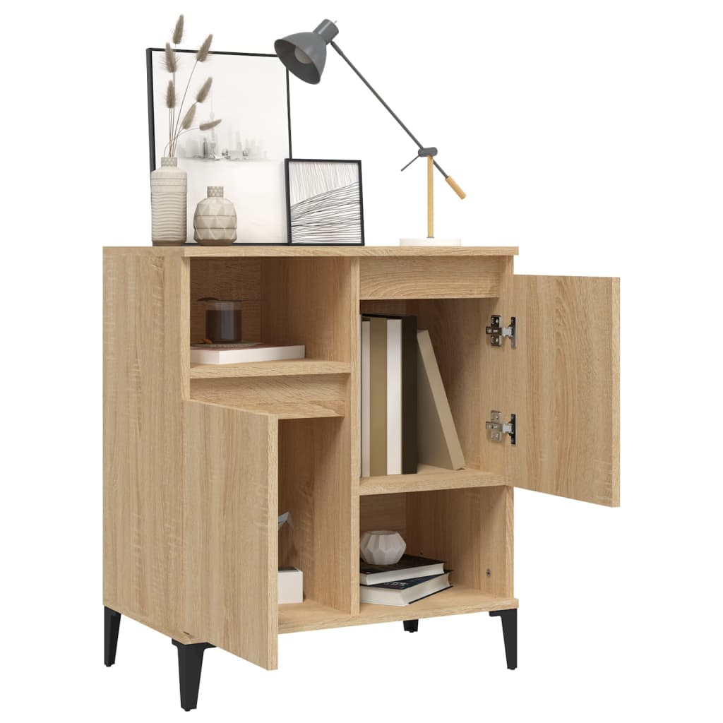 vidaXL Buffet Chêne sonoma 60x35x70 cm Bois d'ingénierie