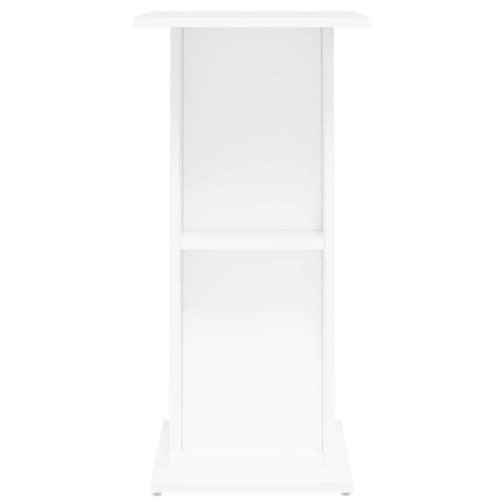 vidaXL Support pour aquarium blanc 60,5x36x72,5 cm bois d'ingénierie