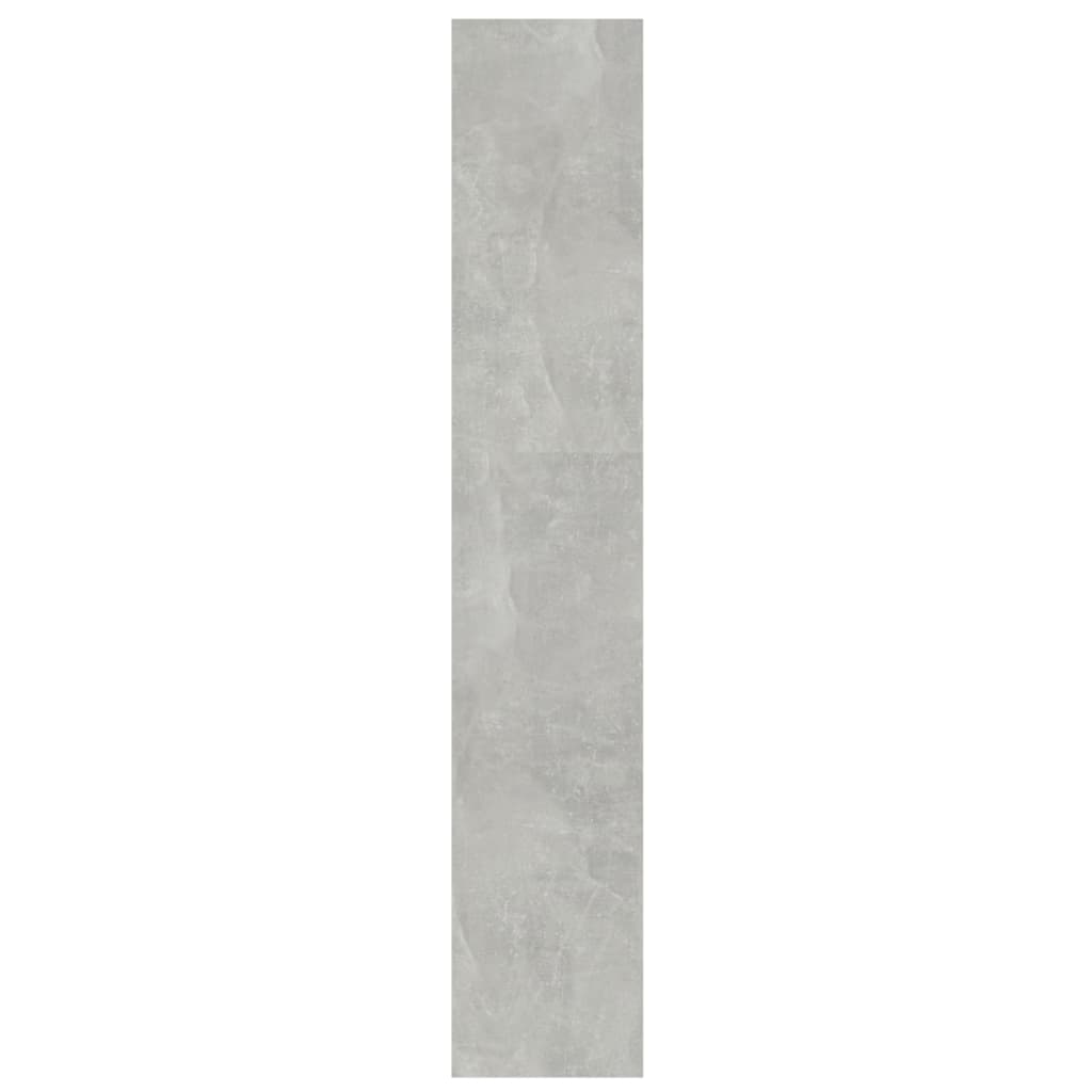 vidaXL Bibliothèque/Séparateur de pièce Gris béton 100x30x166 cm