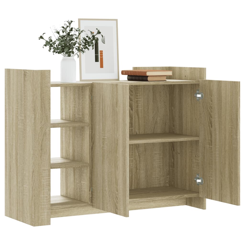 vidaXL Buffet chêne sonoma 100x35x75 cm bois d'ingénierie