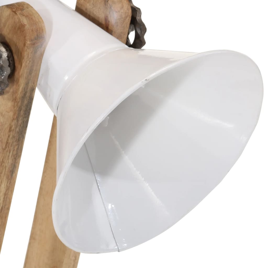 vidaXL Lampe de bureau 25 W blanc 23x13x52 cm E27