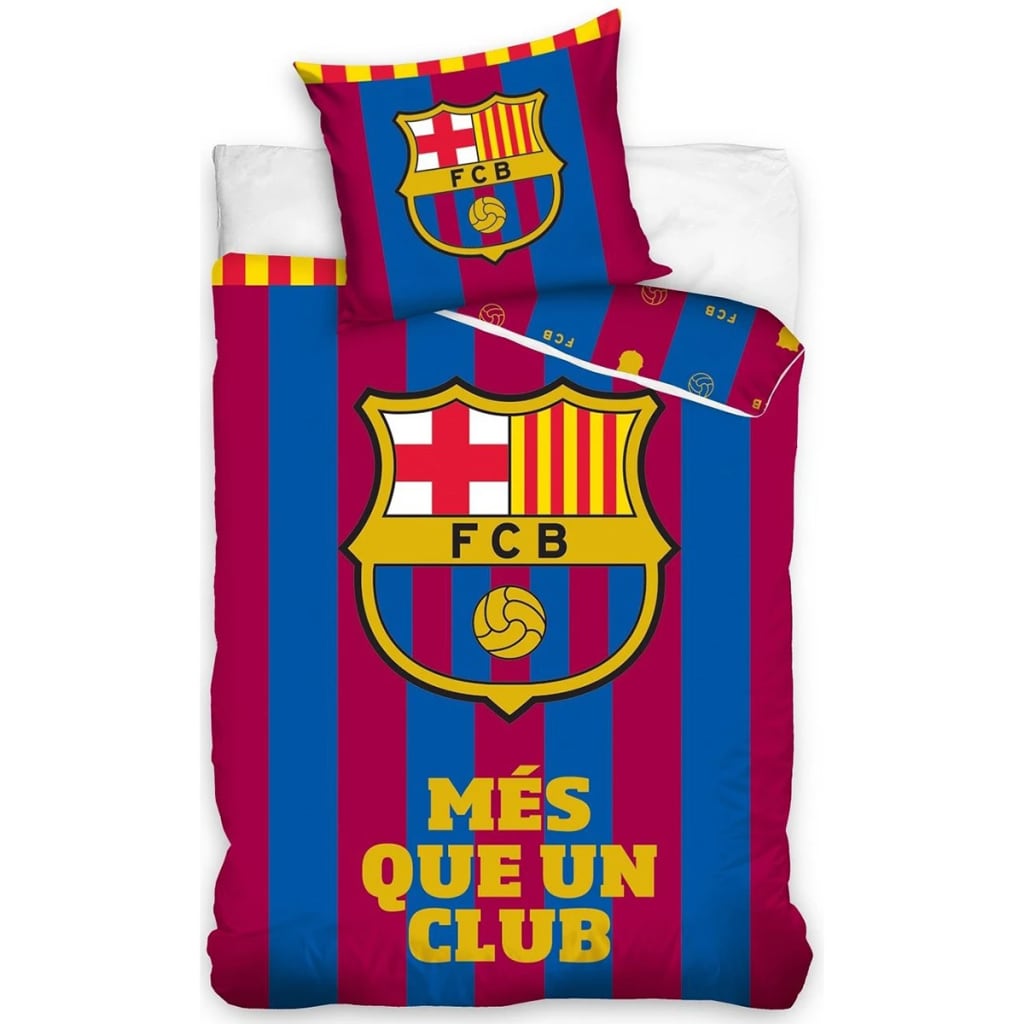 FC Barcelona Ensemble de housse de couette pour enfants 200 x 140 cm