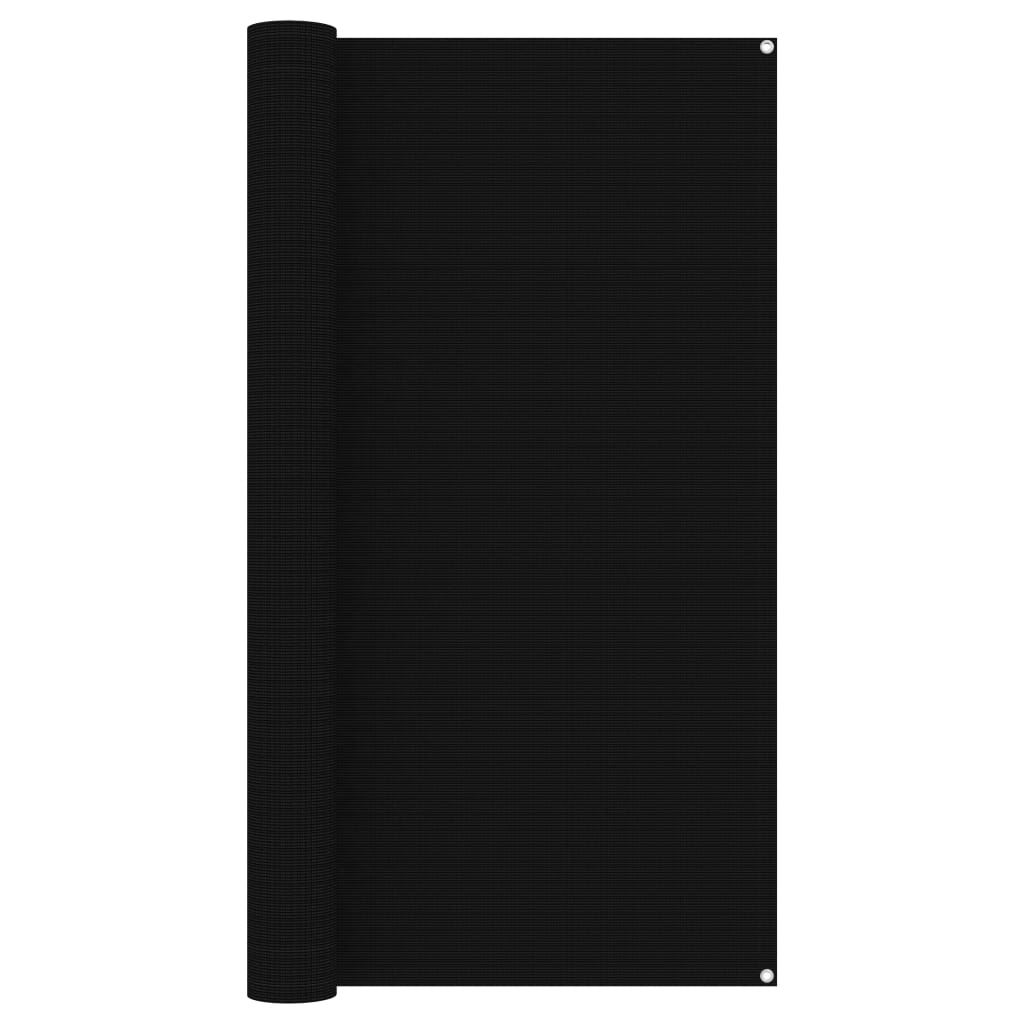 vidaXL Tapis de tente 200x300 cm Noir