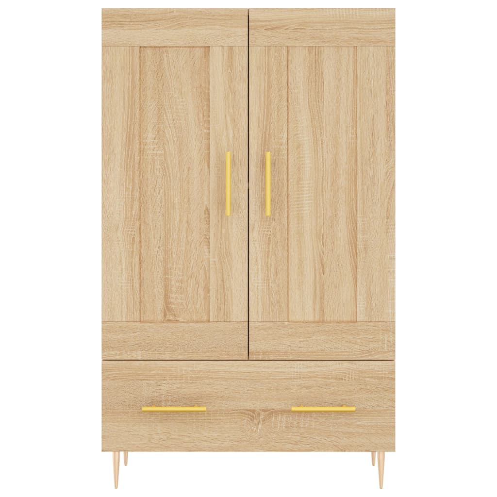 vidaXL Buffet haut chêne sonoma 69,5x31x115 cm bois d'ingénierie