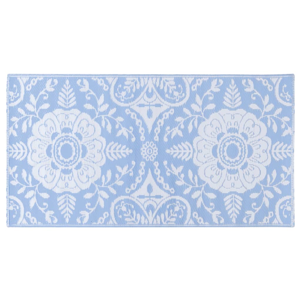 vidaXL Tapis d'extérieur Bleu azuré 160x230 cm PP