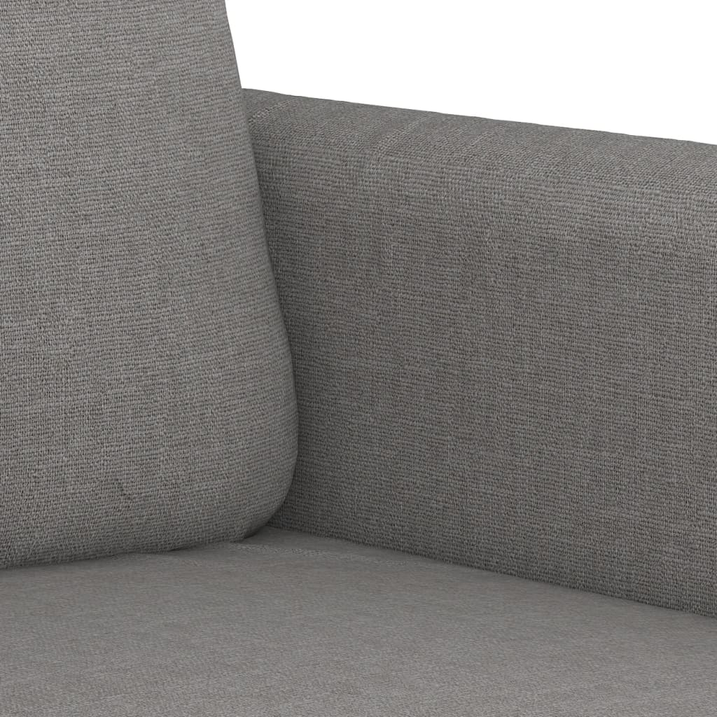 vidaXL Canapé à 3 places Gris clair 180 cm Tissu