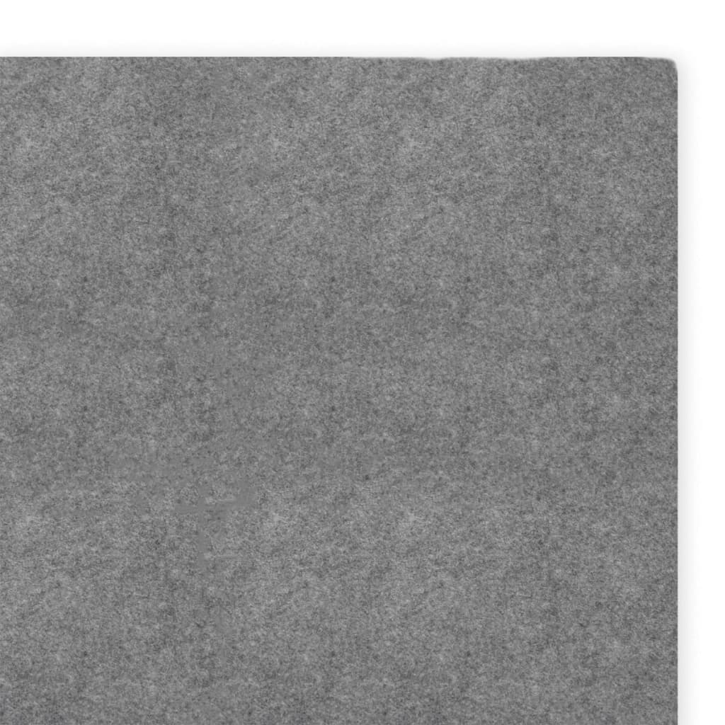 vidaXL Bâche de piscine gris clair 500x250 cm géotextile polyester
