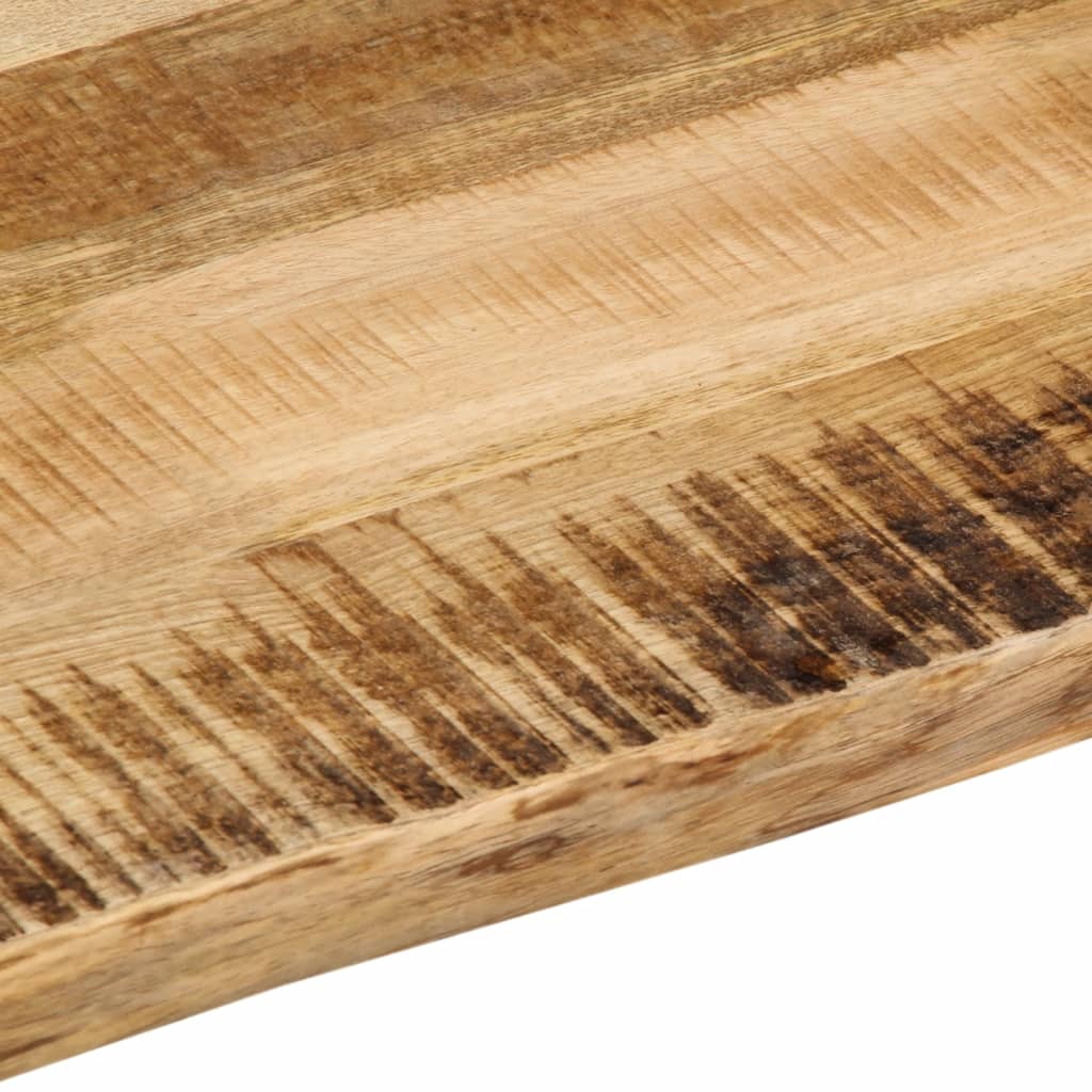 vidaXL Dessus de table bord vivant 90x60x3,8 cm bois de manguier brut