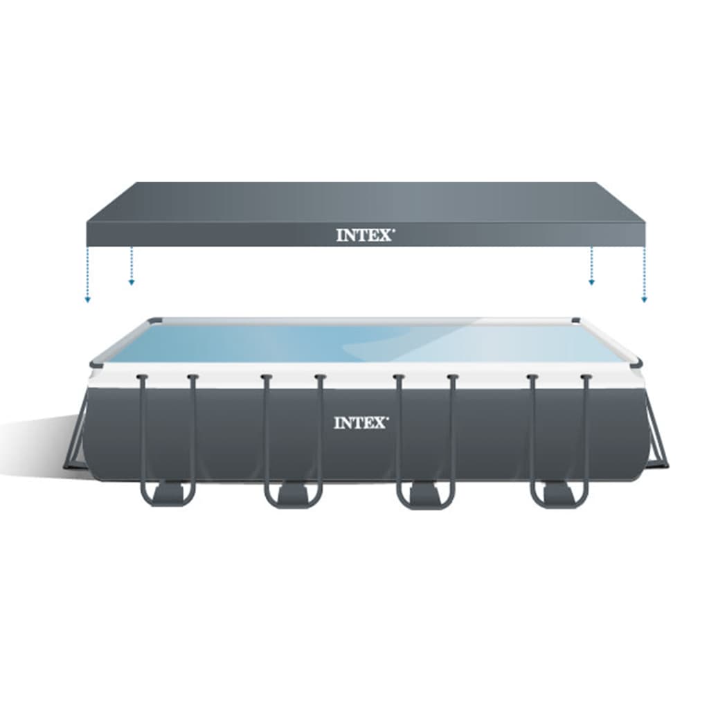 Intex Ensemble de piscine Ultra XTR Frame Rectangulaire 549x274x132 cm