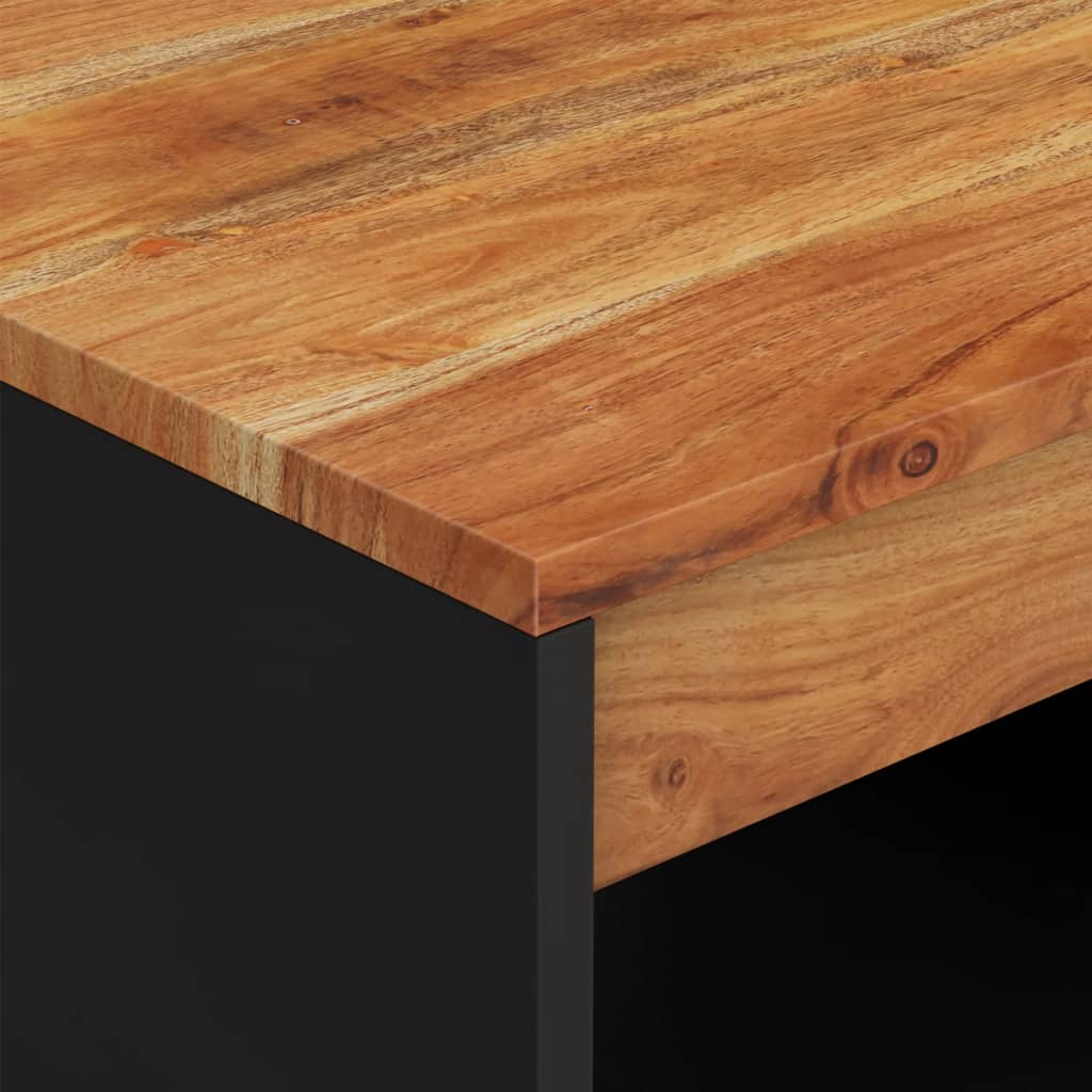vidaXL Table basse 90x50x40 cm bois d'acacia massif