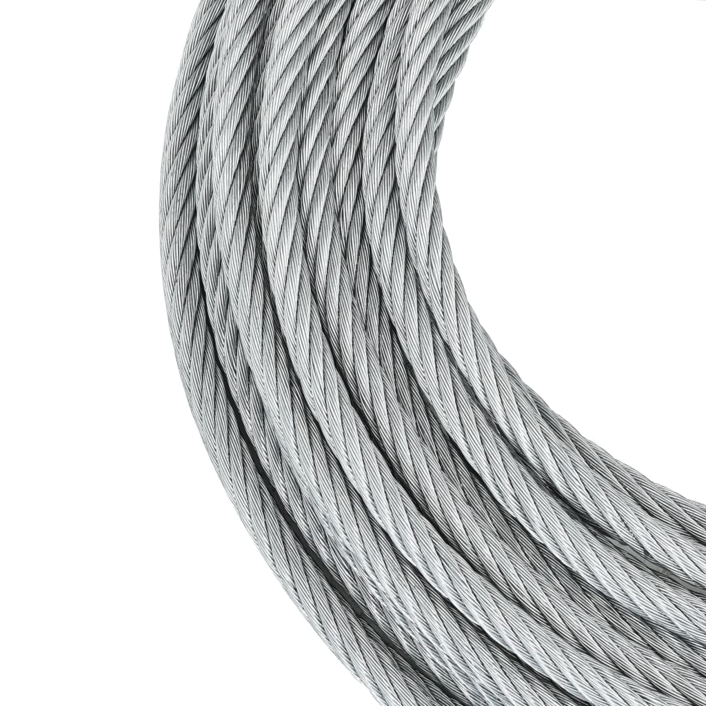 vidaXL Câble métallique 1600 kg 20 m