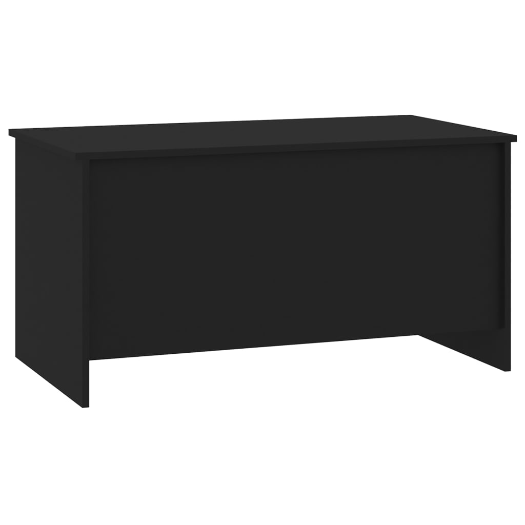 vidaXL Table basse Noir 102x55,5x52,5 cm Bois d'ingénierie