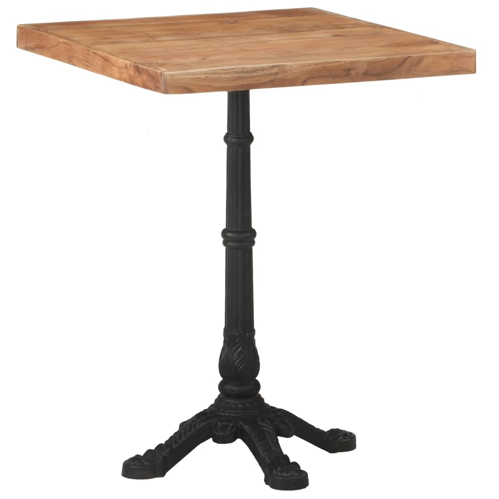 vidaXL Table de bistro 60x60x76 cm Bois d'acacia massif