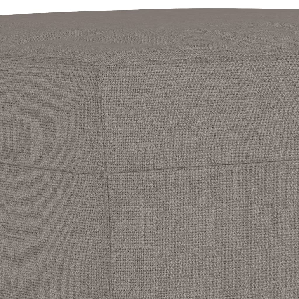 vidaXL Ensemble de canapés 3 pcs avec coussins Taupe Tissu