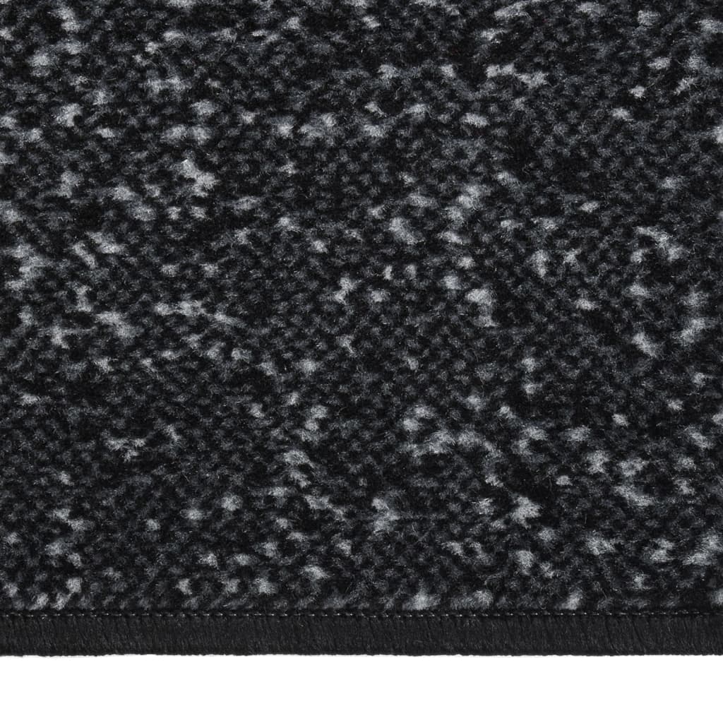 vidaXL Tapis BCF Anthracite 100x300 cm
