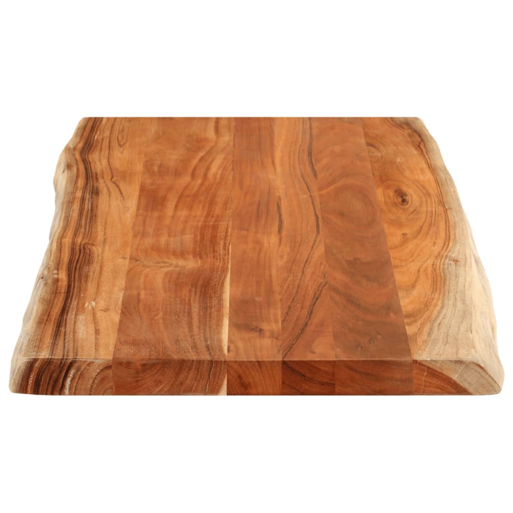 vidaXL Dessus de table 110x60x3,8cm rectangulaire bois massif d'acacia