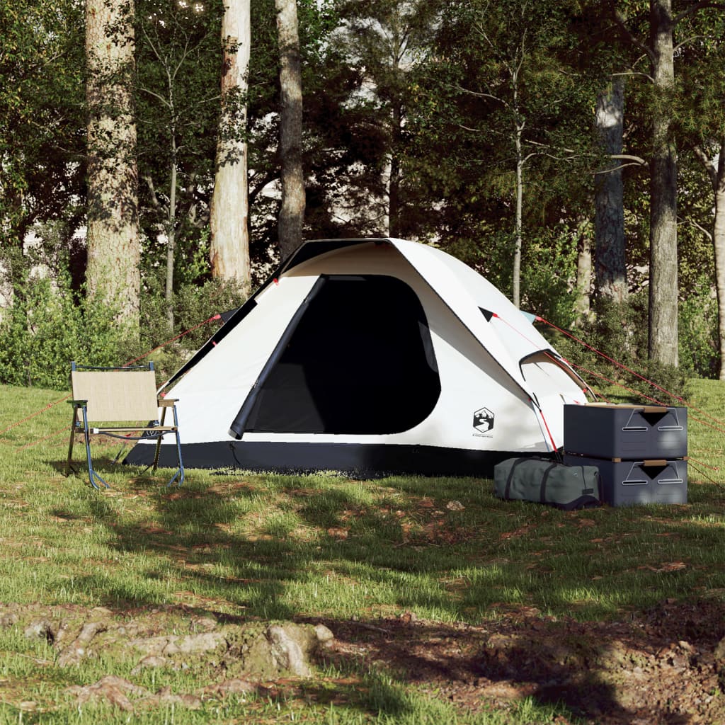 vidaXL Tente de camping à dôme 2 personnes tissu occultant imperméable