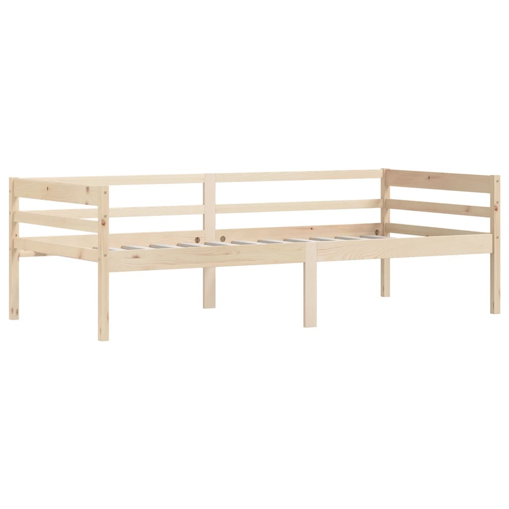 vidaXL Cadre de lit sans matelas bois de pin massif 90x200 cm