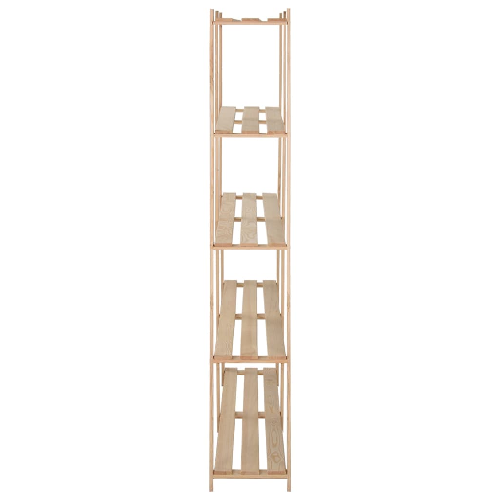 vidaXL Étagère de stockage 5 niveaux 170x28,5x170cm Bois de pin massif