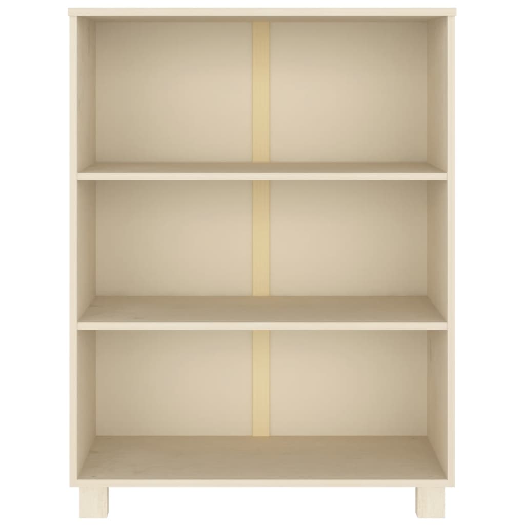 vidaXL Bibliothèque HAMAR Marron miel 85x35x112 cm Bois de pin massif