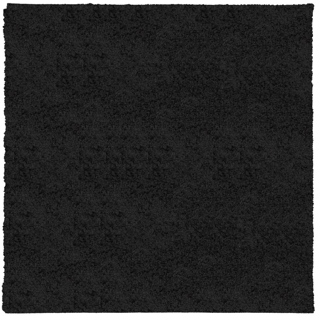 vidaXL Tapis shaggy PAMPLONA poils longs moderne noir 240x240 cm