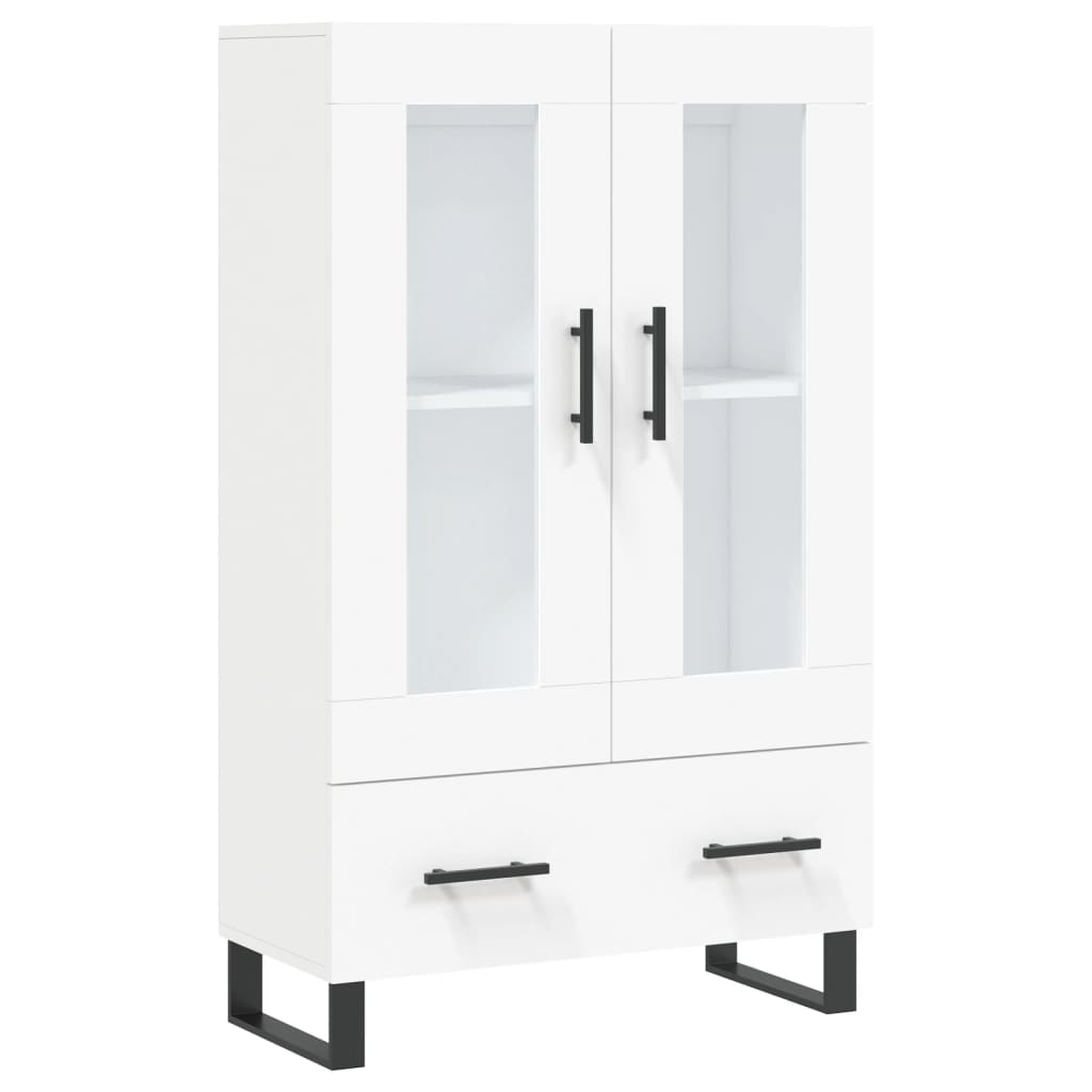 vidaXL Buffet haut blanc 69,5x31x115 cm bois d'ingénierie