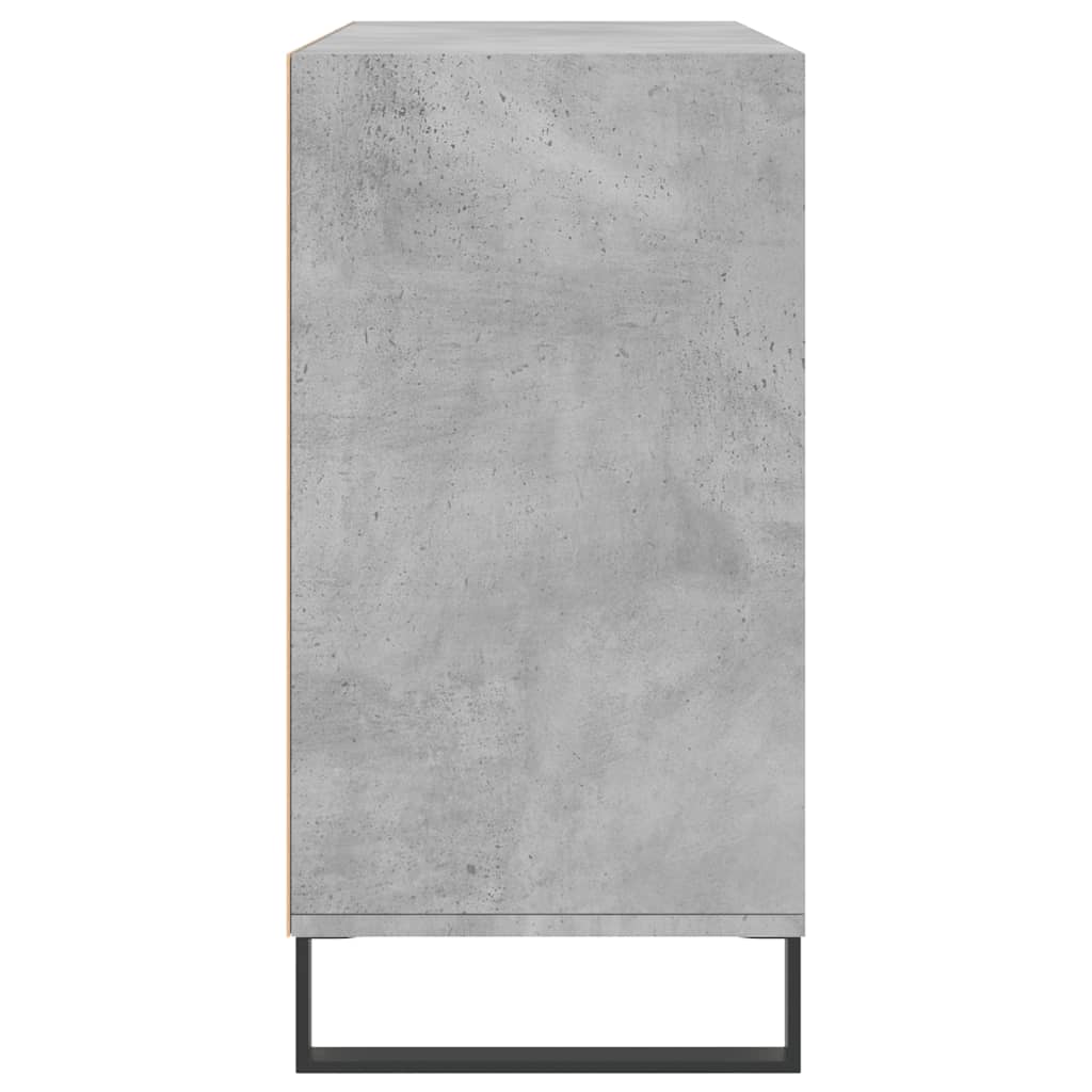 vidaXL Buffet gris béton 103,5x35x70 cm bois d'ingénierie