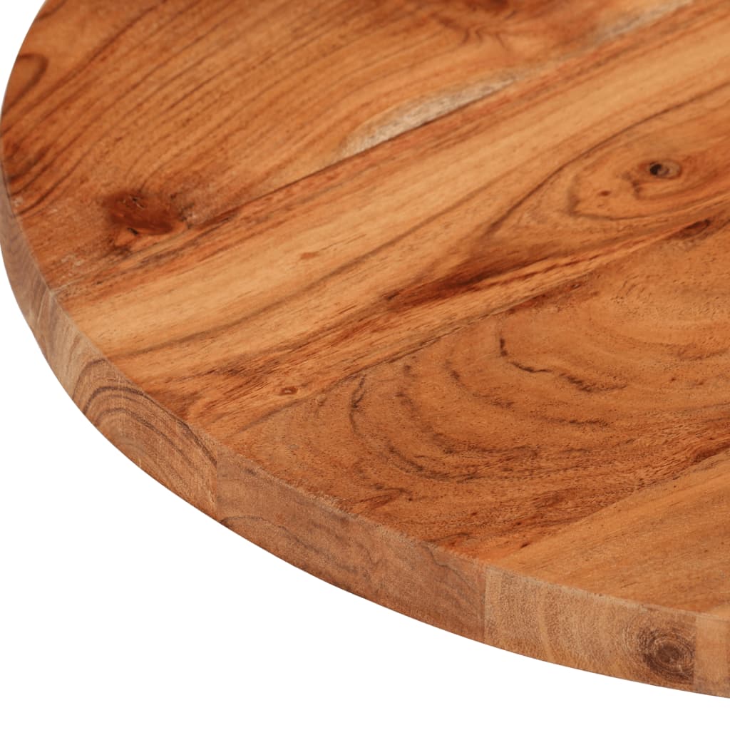 vidaXL Dessus de table Ø60x2,5 cm rond bois massif d'acacia