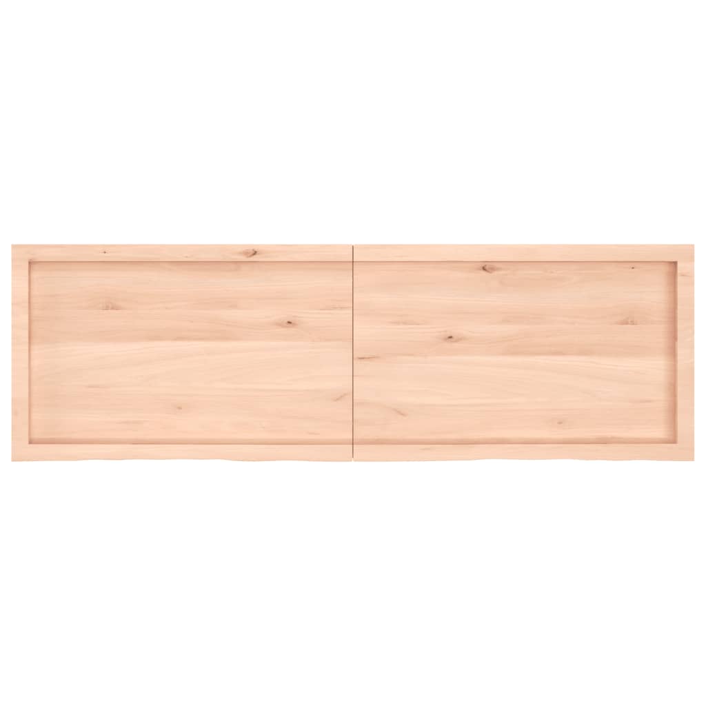 vidaXL Dessus de table 160x50x(2-6) cm bois de chêne massif non traité