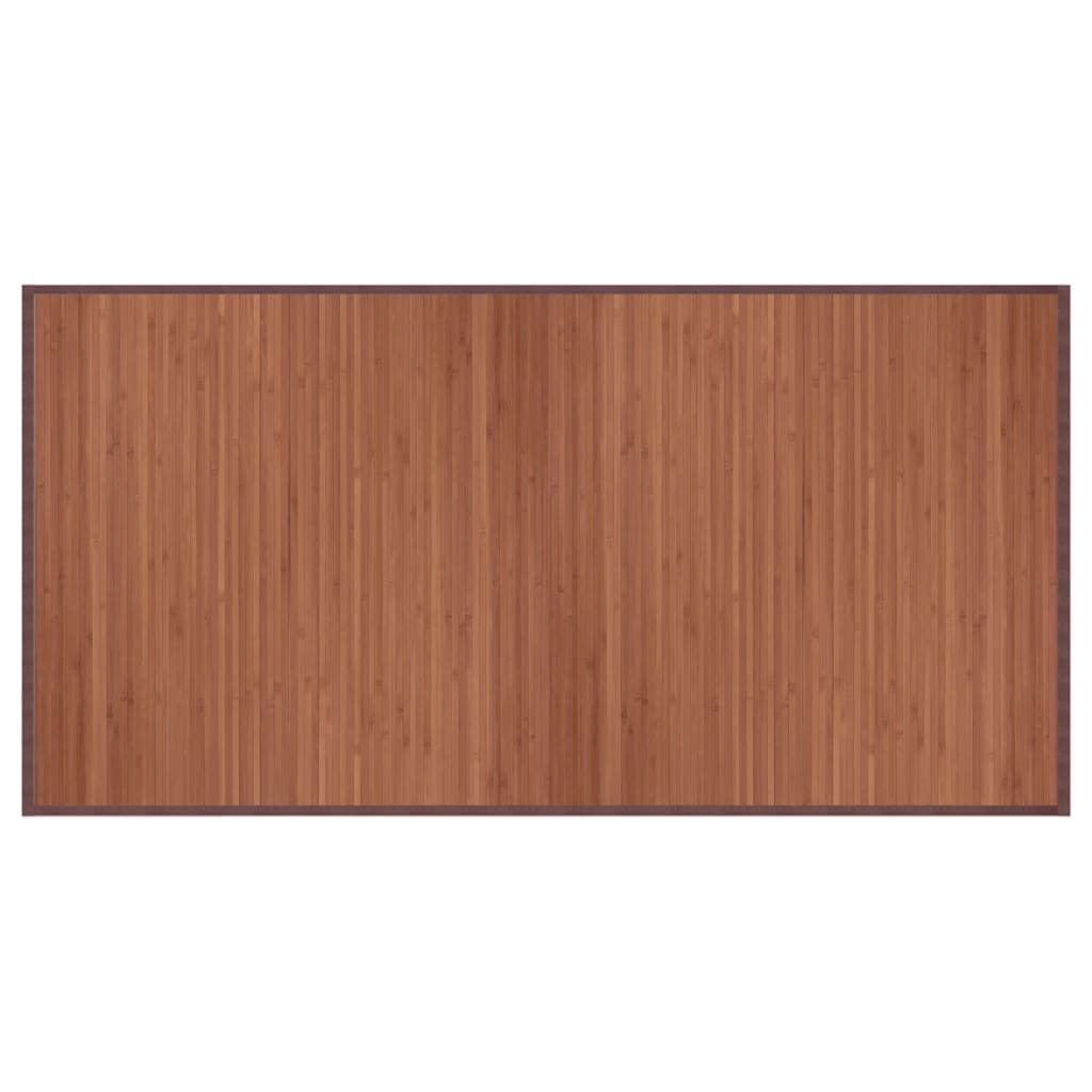 vidaXL Tapis rectangulaire marron 100x200 cm bambou