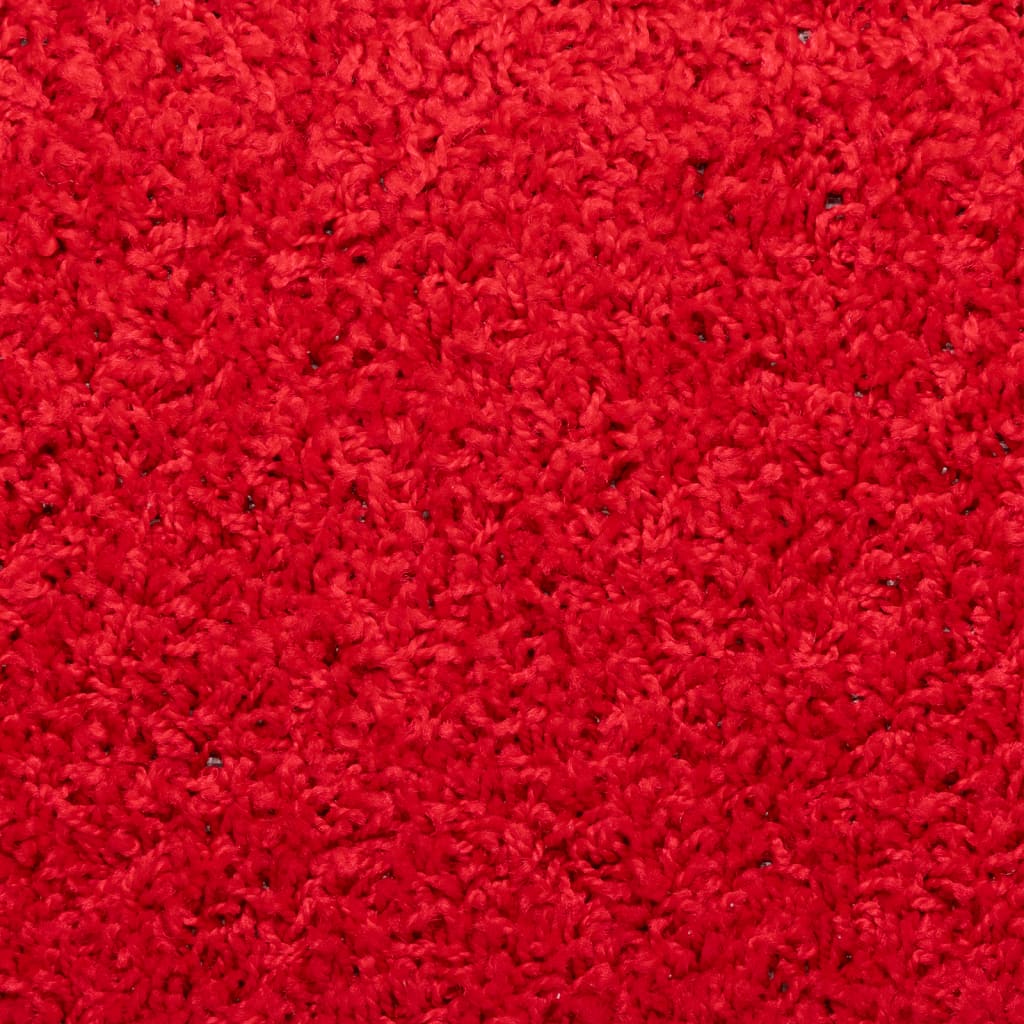 vidaXL Tapis d'escalier 10 pcs 65x21x4 cm Rouge