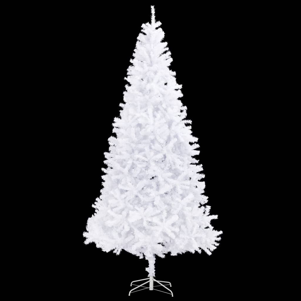 vidaXL Sapin de Noël artificiel 300 cm Blanc