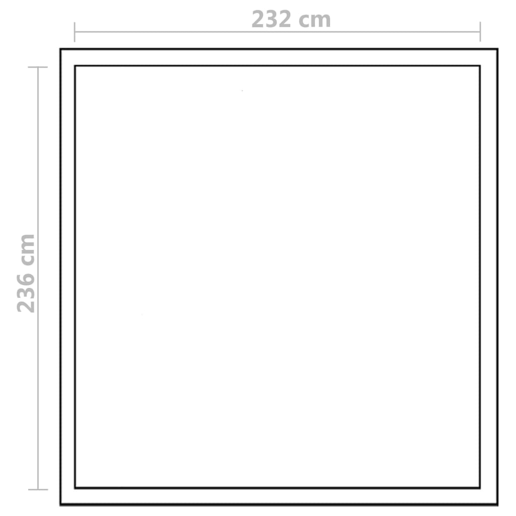 vidaXL Serre renforcée en aluminium avec cadre de base 6,05 m²