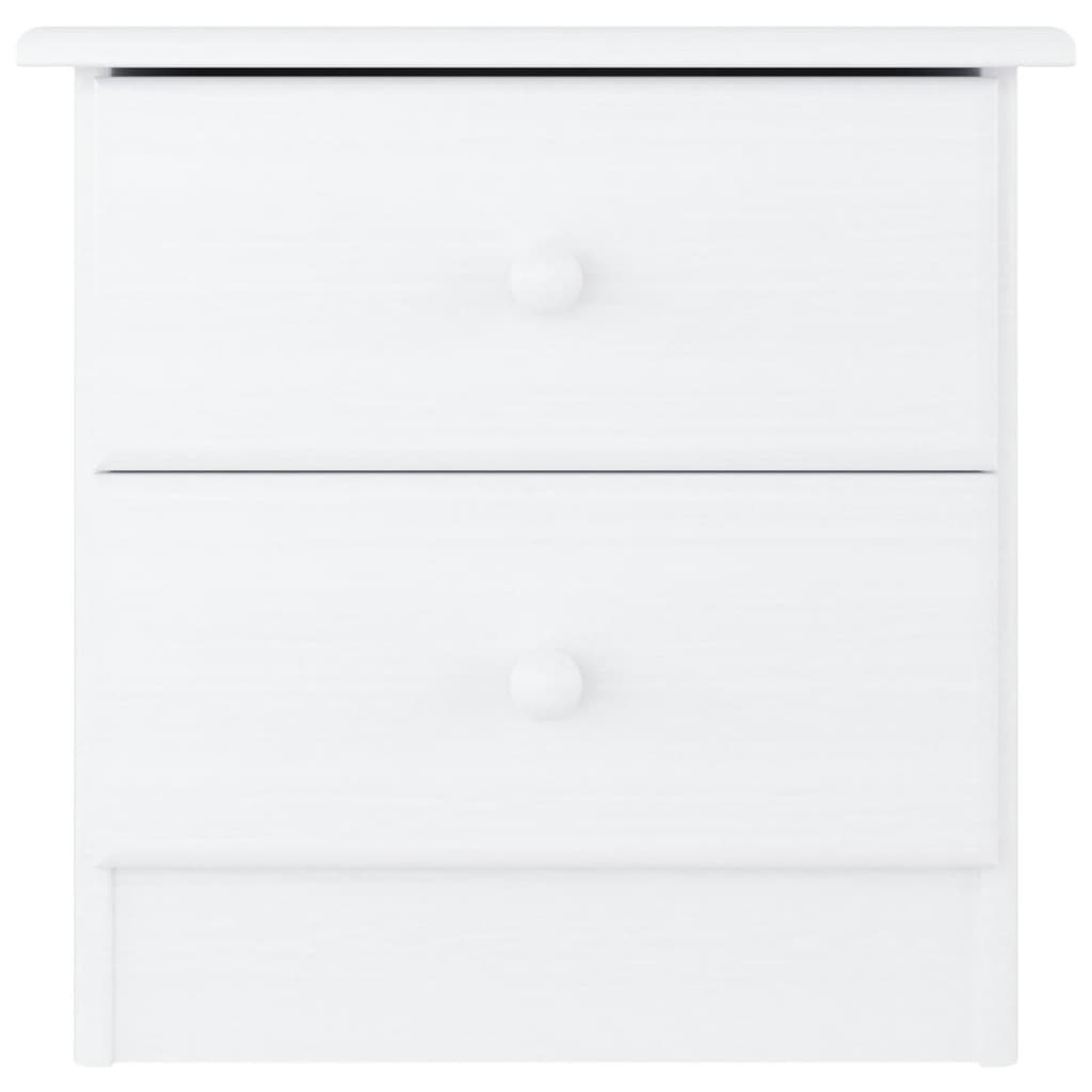 vidaXL Table de chevet ALTA blanc 41x35x41 cm bois de pin massif